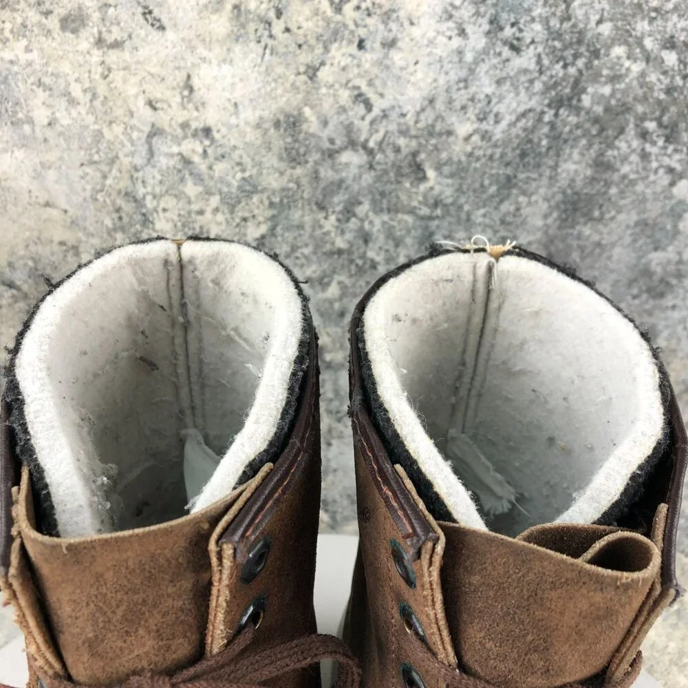Sorel Men's Size 11 Kaufman Canada Ice Pac Wool Lined Lace-Up Winter Boots FAIR